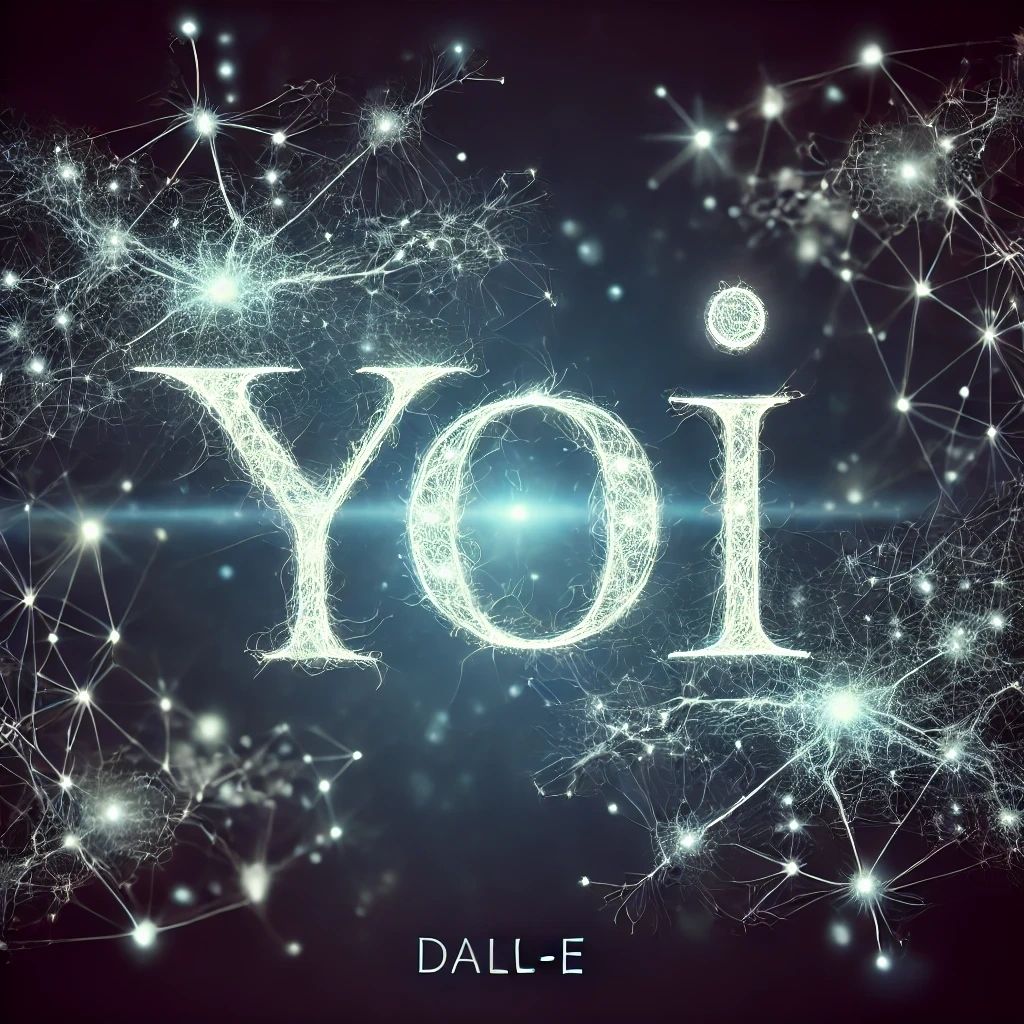 Yoi — the cover, made and signed by Dalli-E